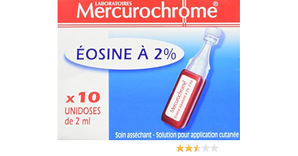 Amazon Com Mercurochrome Eosina 2 0 3 X 0 1 Fl Oz Salud Y Hogar