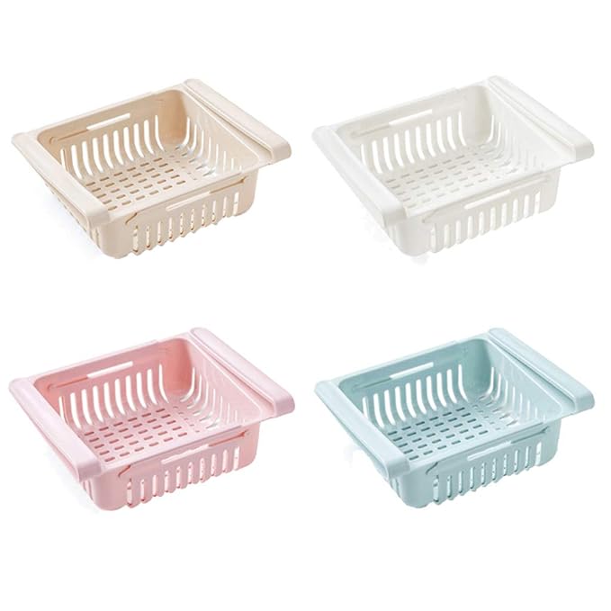 duquanxinquan - Juego de 4 cajones Transparentes para frigorífico ...