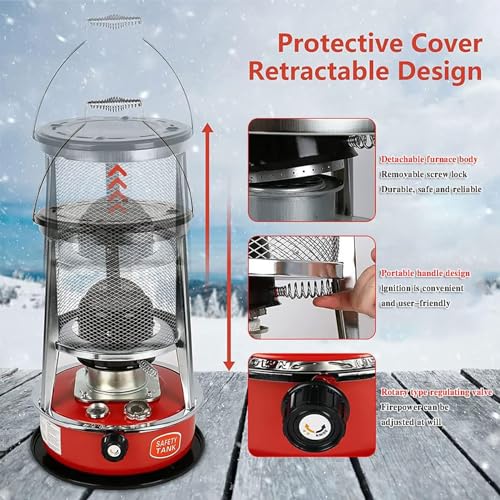 Used Motor Oil Burning Heaters Portable Kerosene Heater 9000 - Technical View