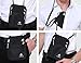 WINCAN RFID Neck Wallet Blocking- Concealed Passport Holder & Travel Pouch (Black)