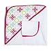 Jj Cole Two-Piece Hooded Towel Set Pink Butterfly