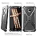 Moto Z Droid Case, i-Blason Transformer [Kickstand] Motorola Moto Z 2016 Release [Not Fit Moto Z Force Droid] [Heavy Duty] [Dual Layer] Combo Holster Cover case with [Locking Belt Swivel Clip] (Black)