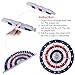 4th of July Decorations Paper Fan for Patriotic Decorations Veterans Day Party, Independence Day Party Supplies