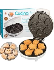CucinaPro Animal Mini Waffle Maker- Makes 7 Fun, Different Shaped Pancakes - Electric Non-Stick Waffler