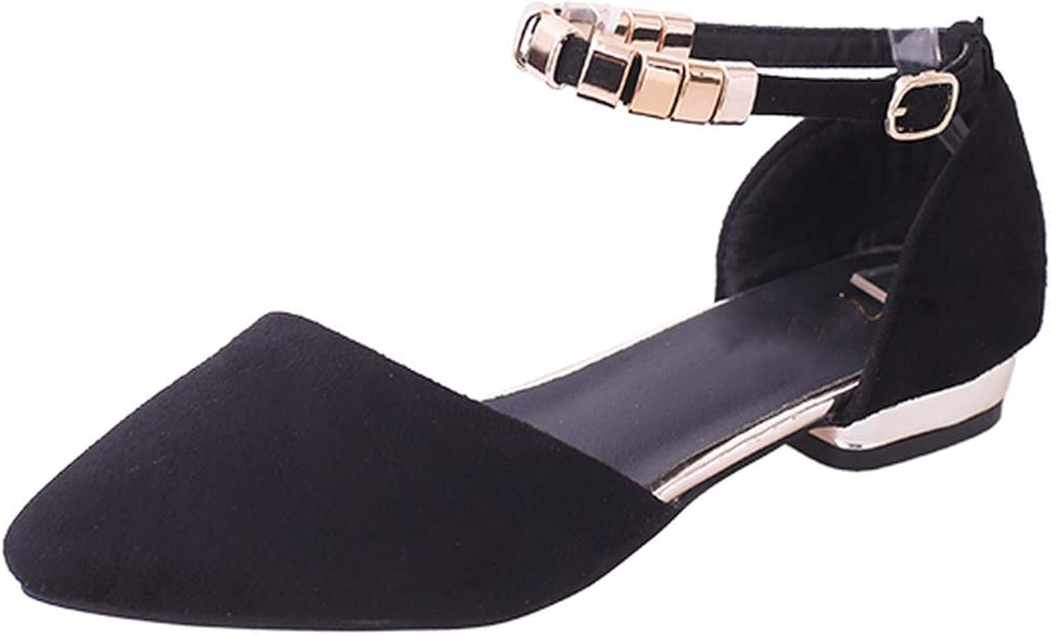 Casual Women Flats Beaded Ankle Straps Loafers Embroidered Shoes 34-41 Q300