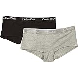 Calvin Klein Women`s Motive Cotton Boyshort 2 Pack