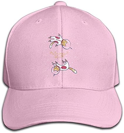 Rspwkg Cap Astronaut Sloth Cartoon Funny Adult Adjustable Polo Cap Flat Baseball Hat