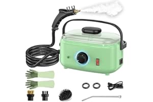 CAYAMA Handheld Steam Cleaner,Steam Cleaner, High Pressure Steamer for Cleaning, Steam Cleaner for Home, Steamer for Furniture,Steam Cleaner for Upholstery, Car, Kitchen, Carpets,Grout and Tile