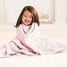 aden + anais Metallic Dream Blanket, 100% Cotton Muslin, 4 Layer Lightweight and Breathable, Large 47 X 47 inch, Primrose