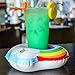 Inflatable Drink Holder, 9 Pack Inflatable Coasters Cup Holder Unicorn Fruit Plam Doughnut Party Supplies for Pool Beach Party Water Fun