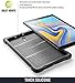Poetic Galaxy Tab A 10.5 Case, TurtleSkin Series [Corner/Bumper Protection][Bottom Air Vents] Protective Silicone Case for Samsung Galaxy Tab A 10.5 (SM-T590/T595) - Black