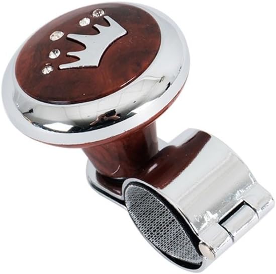 Younglingn Car Auto Universal Steering Wheel Spinner Knob Auxiliary Booster Aid Control Handle Car Steering Wheel Booster Wheel Strengthener Auto Spinner Knob Ball (Red)