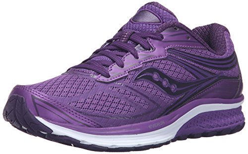Saucony Women's Guide 9 Running Shoe, Grape, 6.5 M US