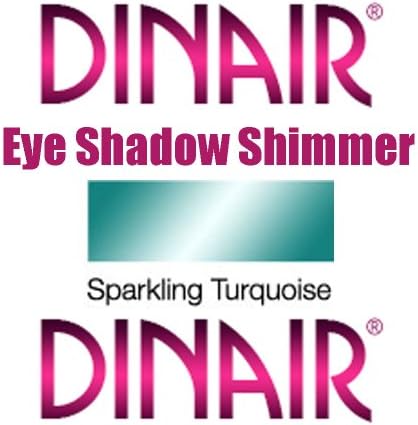 DINAIR AIRBRUSH EYE SHADOW SHIMMER MAKEUP - 1 Bottle SPARKLING TURQUOISE .25oz.