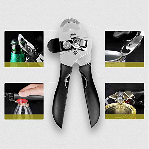 Can Opener, 4in1 Safety Manual Can Openers hand held with Comfort