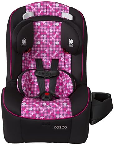 Cosco Easy Elite 3-in-1 Convertible Car Seat, Disco Ball Berry