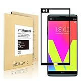 LG V20 Screen Protector [Full Coverage], Armorsuit iTURBOS / Lifetime Replacements - Anti-Bubble Ultra HD Premium Shield - Black