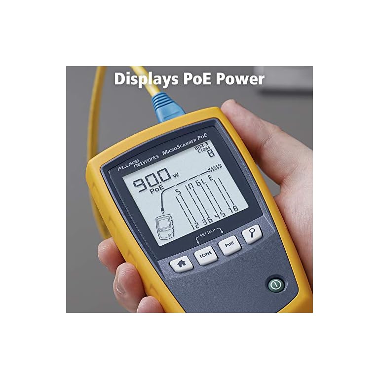 thumbnail image 2 of Fluke Networks-5018508 MS-POE McroScanner Copper Cable Verfer And 2 of 11