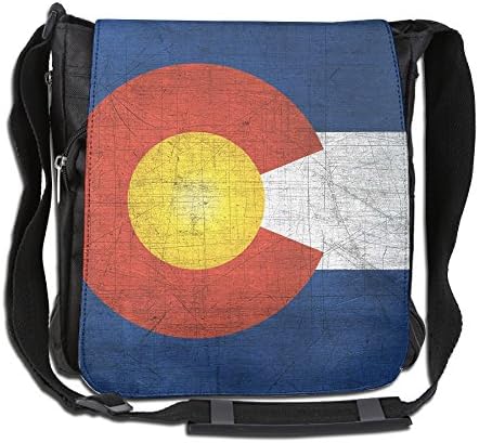 NYYSBU Crossbody Messenger Bag Cool Colorado Flag Shoulder Tote Sling Postman Bags One Size