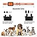 NUOSEM Dog Training Collar, Dog Shock Collar with Remote 2500ft Range with Beep Vibra Shock LED Light Waterproof IPX7 Electric Dog Bark Collar for Medium Large Dogsthumb 3