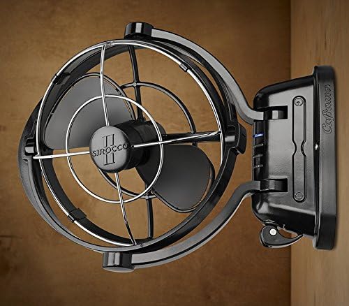 SEEKR Sirocco II, 7010CABBX, 3-Speed, 360 Degree Airflow, Direct Wire Gimbal Fan, 125/185 CFM, 12/24V, Black, 17.8cm Blade - Image 5