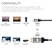 USB C to HDMI 4K@60HZ,KINGONE Braided Nylon Type C to HDMI Cable 6ft (Thunderbolt 3 Compatible) for 2017/2016 MacBook Pro, 2015 MacBook, 2017 iMac, Galaxy S8/S8+, LG G5, Google Chromebook and More