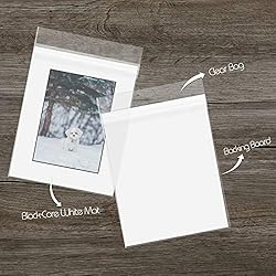 Golden State Art, Pack of 25-11x14 Black-Core White