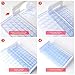 YGDZ Test Tubes with Rack, 50pcs 16x100mm Clear Plastic Test Tubes with Caps and Holder Rack for Nurse Party Decorations Halloween Party Favors