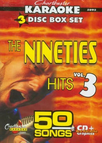 Chartbuster Karaoke CDG 3 Disc Box Set 5095 - The Nineties Hits Vol. 3