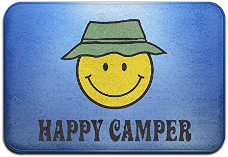 Happy Camper Smile Face Indoor/Outdoor Doormat 2416 Inch
