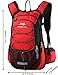 15L Insulated Hydration Backpack Pack with 2L Water Bladder Lightweight Hiking Backpack Bag for Women Men Daypack for Hiking Running Festival Camping Biking (Red)