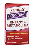 SlimFast Boosters Energy & Metabolism, Containing Green Tea and Garcinia Cambogia, 30 Count