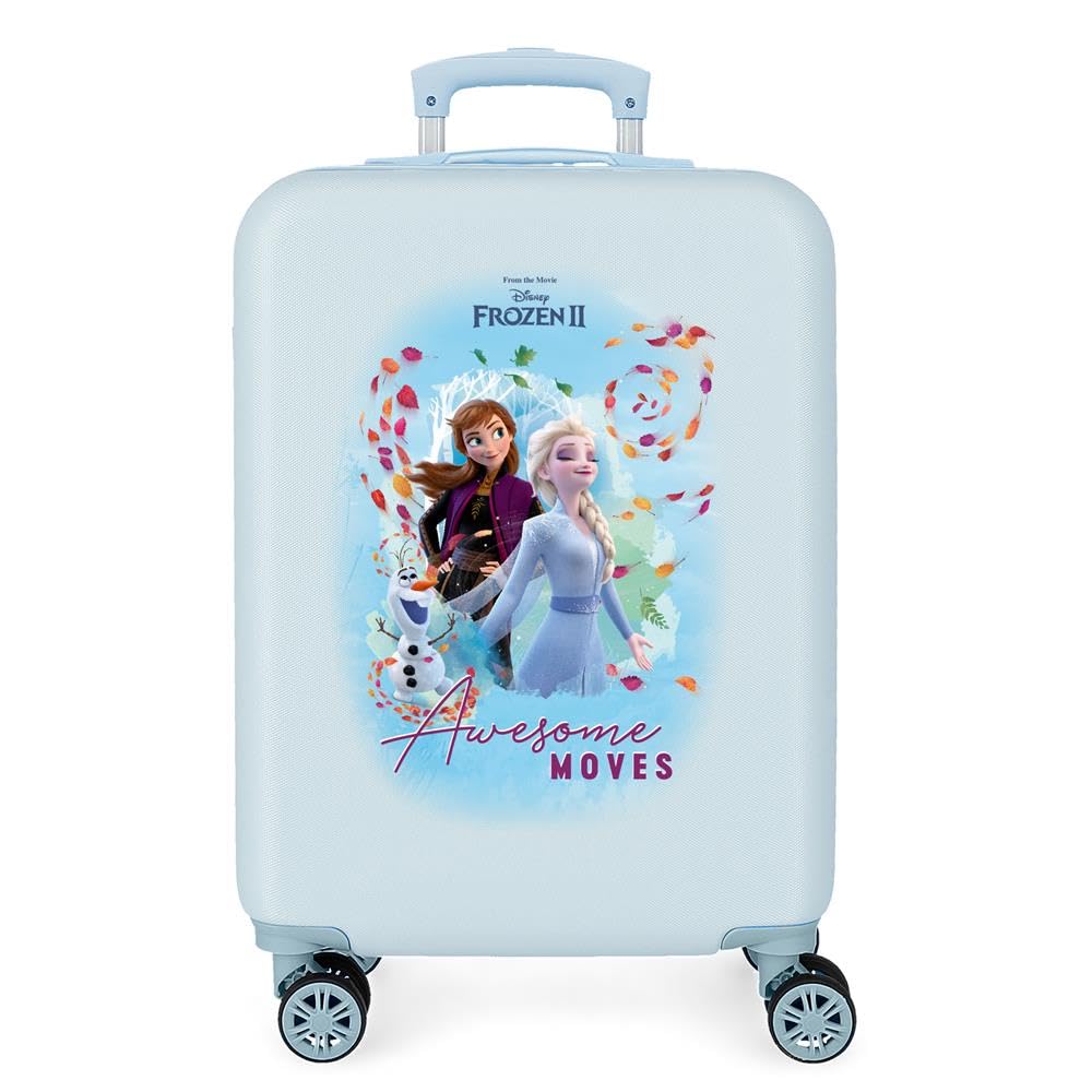 Disney Frozen Awesome Moves Hardside Carry-on Suitcase,Blue 38x55x20 cms