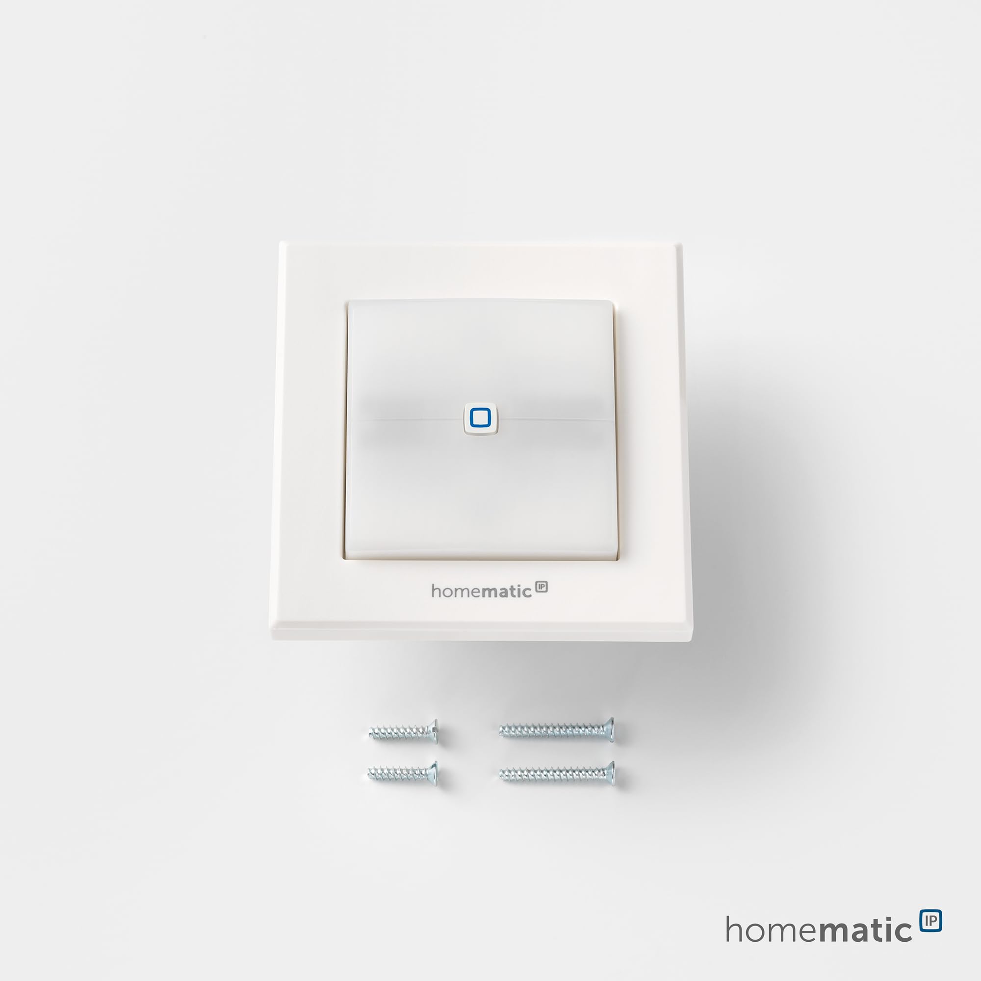 Homematic IP Schaltaktor für Markenschalter – mit Signalleuchte, Smart Home, zwei beleuchtete Tasten, steuert Geräte und Leuchten per App, Alexa & Google Home, Energie sparen, 152020A0 6