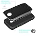 Motorola Moto E Case, Moto E 1st Gen Case, Tekcoo(TM) [Tmajor Series] [Gray/Black] Shock Absorbing Hybrid Rubber Grip Plastic Impact Defender Rugged Slim Hard Case Cover Shell for Moto E 2014