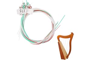 VICASKY Lyre Strings for Musicians Professional Lyre Harp Strings Set Durable Nylon Strings for Lyre Replacement