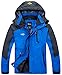 Wantdo Men's Hooded Breathable Outdoor Hiking Windbreaker Waterproof Rain Jacket