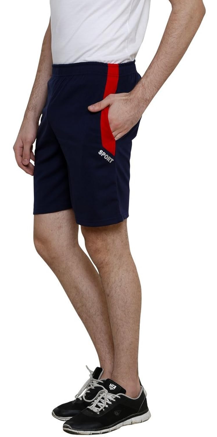 syda mens blue casual shorts