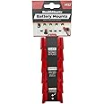 StealthMounts M12 Battery Holder 6 Pack - ABS Plastic Milwaukee Battery Storage, Wall Mount, UK Made