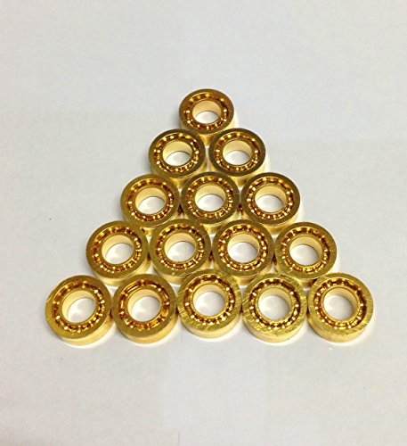 YOSTAR Yo yo Bearing Remover Set, Pack of 2 MAGICYOYO 10 Balls Golden Plating Yoyo Bearing, 2pcs Screw 10mm M4, 1pcs Professional Yoyo String, 1pcs Bearing Remover - Thumbnail 5