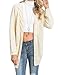 Imily Bela Women's Boho Long Sleeve Open Front Chunky Warm Cardigans Pointelle Pullover Sweater Blouses