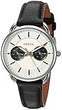 Fossil Women's ES3953 Tailor Multifunction Black Leather Watch