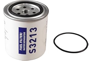 WZYUFON S3213 Marine Fuel Filter Fuel Water Separator Element Replacement For Marine Outboard Motor Mercury Replaces# S3213, 35-60494-1, 18-7932-1, 18-17928, 35-809097