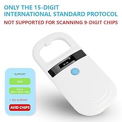Watris Veiyi Dog Microchip Reader, Pet Microchip