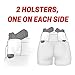 UnderTech UnderCover Women's Concealed Carry Short Shorts (Black, 2X-Large)