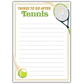 Funny Memo Notepads - Funny Tennis Gifts - Cute Note Pads