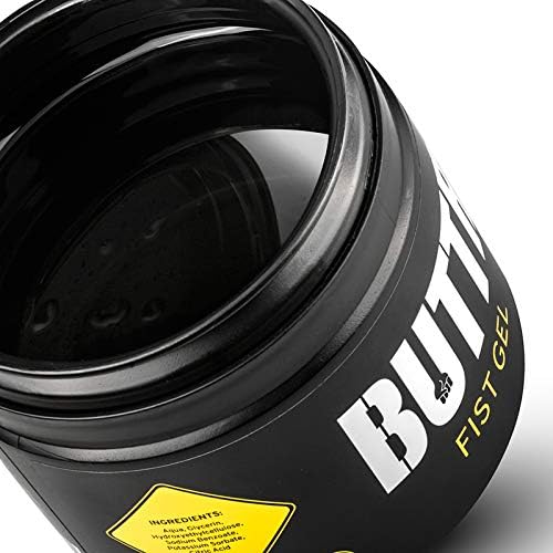 BUTTR Fisting Gel (500ml) Waterbased Lubricant, Long-Lasting Lubricious for Anal Intercourse, Smooth and Thick for Strong Penetration, Skin-Friendly Formula, Odorless and Clear, Instructions Included