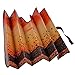 Double Bubble Auto Sun Shade for Car SUV Truck - Silhouette Flock of Birds at Sunset - Jumbo Folding Accordion