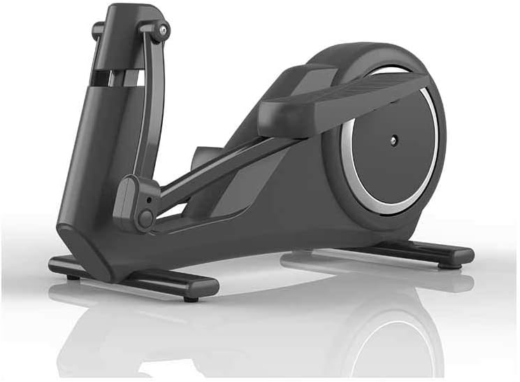 Home Elliptical Mute Elliptical Machine Indoor Small Aerobic Space Walker Magnetic Pedal Machine Free Installation Can Be Connected To Mobile Phone,Black