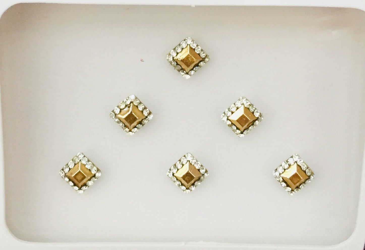 BA191 Silver Gold Bindi Tattoo Bollywood Fancy Party Forehead Sticker Eid Wedding Tika